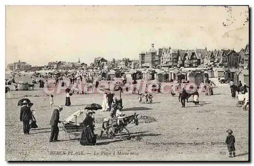 Cartes postales Berck Plage la plage � Maree basse