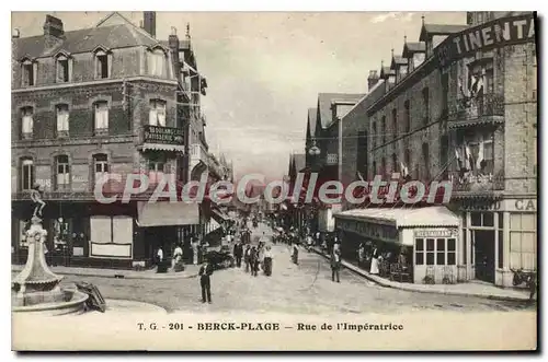 Cartes postales Berck Plage rue de l'Imperatrice