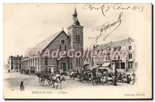 Cartes postales Berck Plage l'eglise