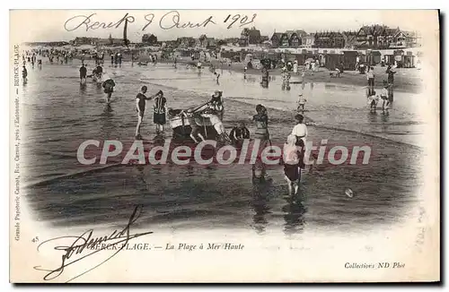 Cartes postales Berck Plage la plage � Mer Haute