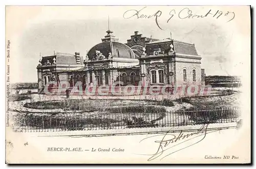 Cartes postales Berck Plage le grand casino