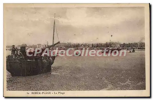 Cartes postales Berck Plage la plage