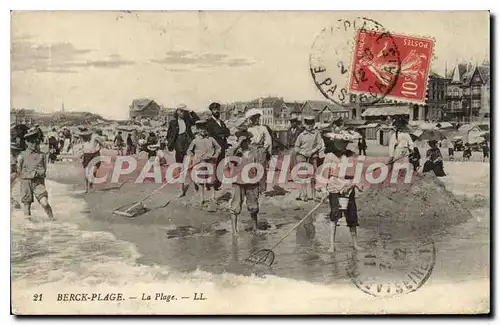 Cartes postales Berck Plage la plage