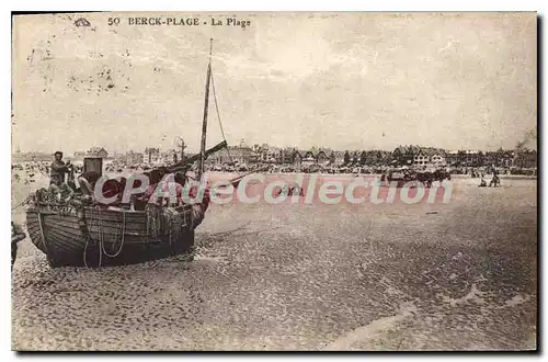 Cartes postales Berck Plage la plage