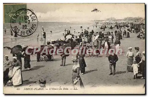 Ansichtskarte AK Berck Plage l'heure du Bain