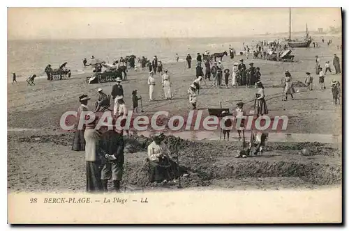 Cartes postales Berck Plage la plage