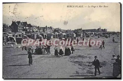 Cartes postales Berck Plage la plage � Mer basse