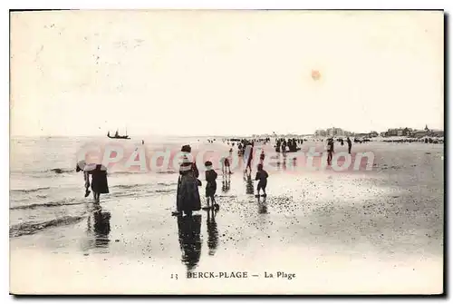 Cartes postales Berck Plage la plage