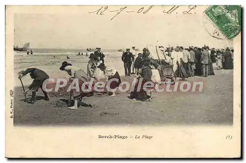 Cartes postales Berck Plage la plage