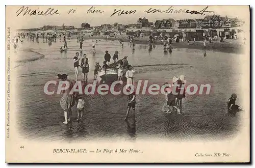 Cartes postales Berck Plage la plage � Mer Haute