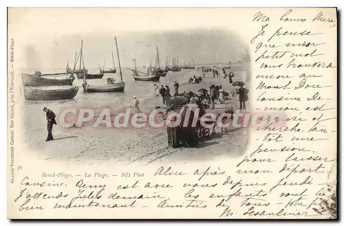 Cartes postales Berck Plage la plage