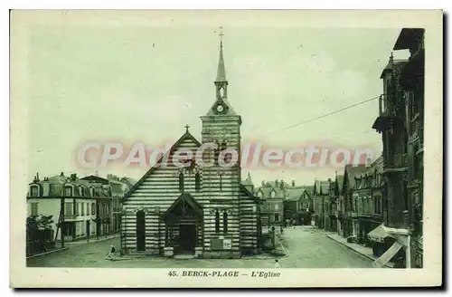 Cartes postales Berck Plage l'eglise