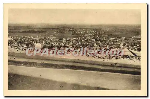 Cartes postales Berck Plage vue generale prise en Avion