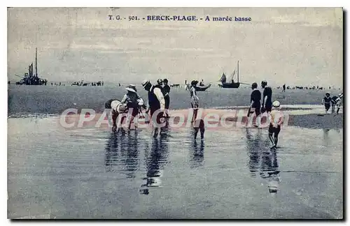 Cartes postales Berck Plage � Maree basse