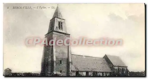 Cartes postales Berck Ville l'eglise