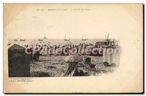 Cartes postales Berck Plage l'Heure du Bain