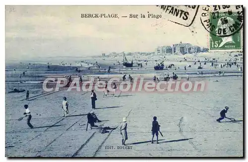 Cartes postales Berck Plage sur la plage