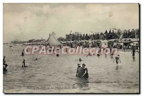 Cartes postales Berck Plage la plage � Maree haute