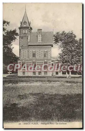 Cartes postales Berck Plage Reingan Parc le ch�teau