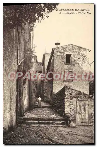 Cartes postales L'Auvergne Illustree Royat Vieille rue