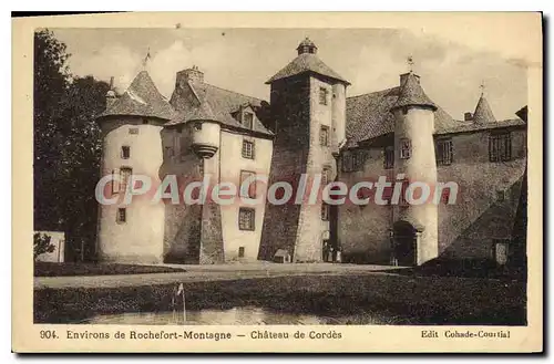 Cartes postales Environs de Rochefort Montagne Chateau de Cordes