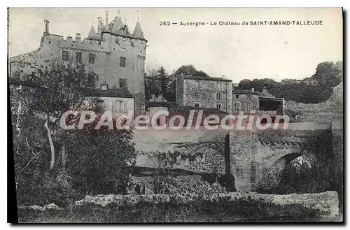 Cartes postales Auvergne Le Chateau de Saint Amand Talleude