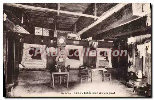 Cartes postales Interieur Auvergnat