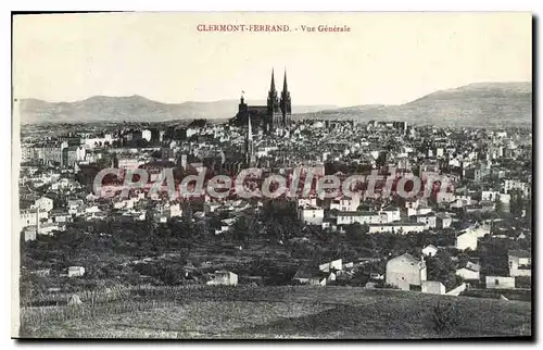 Cartes postales Clermont Ferrand Vue generale