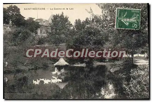 Cartes postales Saint Nectaire Le Casino et le Lac