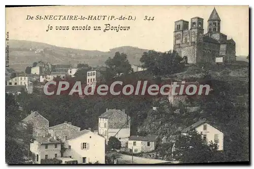 Cartes postales De St Nectaire le Haut vue g�n�rale