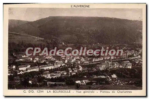 Ansichtskarte AK L'Auvergne La Bourboule Vue generale Plateau de Charlannes