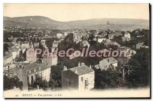 Cartes postales Royat Vue generale