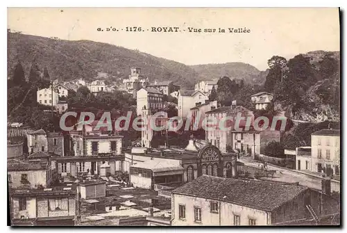 Cartes postales Royat Vue sur la Vallee