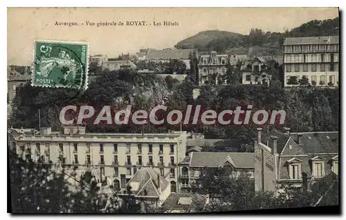 Cartes postales Auvergne Vue generale de Royat Les Hotels