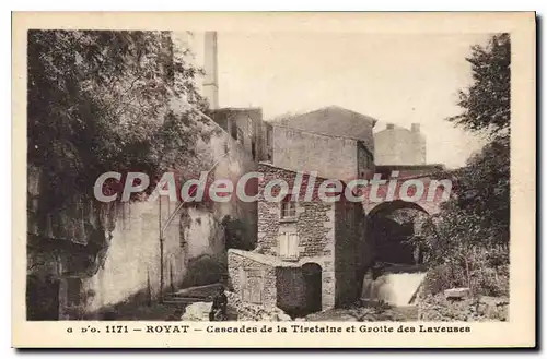 Cartes postales Royat Cascades de la Tiretaine et Grotte des Laveuses