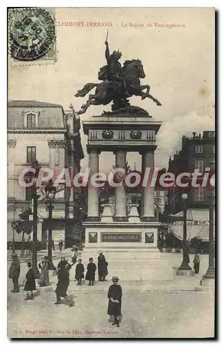 Cartes postales Clermont Ferrand La Statue de Vercingetorix