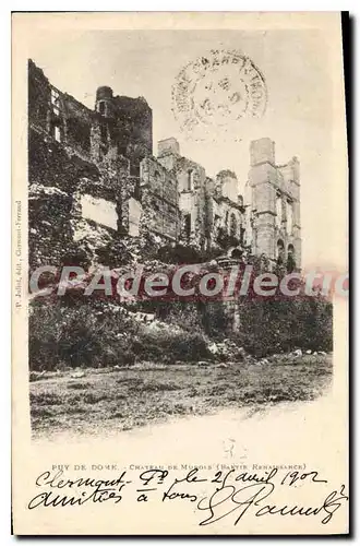 Cartes postales Puy de Dome Chateau de Murois