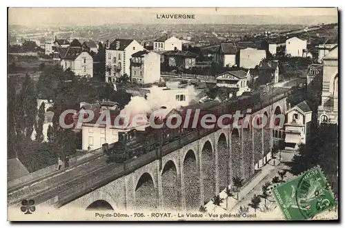 Ansichtskarte AK L'Auvergne Puy de Dome Royat Le Viaduc vue generale Ouest