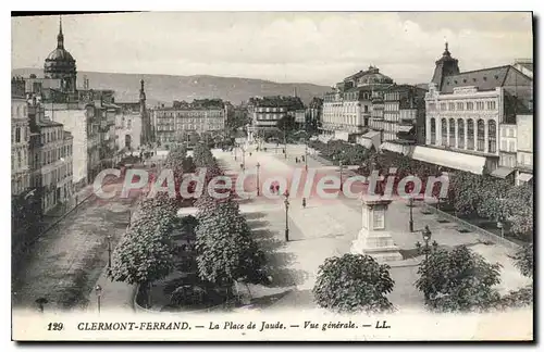 Cartes postales Clermont Ferrand La Place de Jaude Vue generale