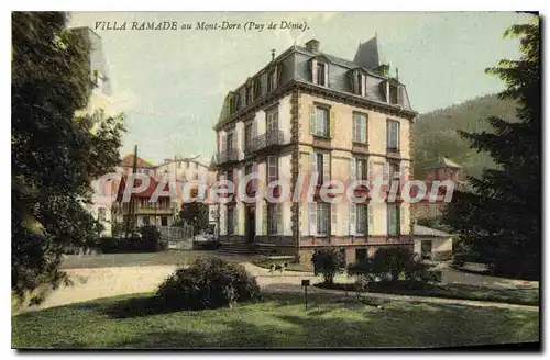 Cartes postales Ville Ramade au Mont Dore Puy de Dome