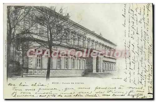 Cartes postales Riom Palais de Justice