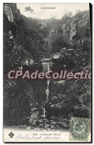 Ansichtskarte AK L'Auvergne Les Gorges d'Enval