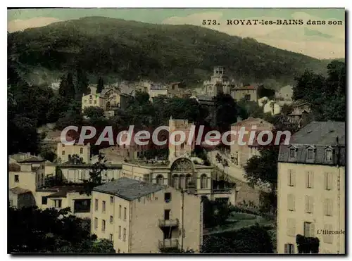 Cartes postales Royat les bains dans son nid