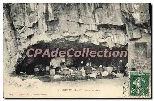 Cartes postales Royat La Grotte des Laveuses