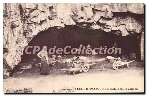 Ansichtskarte AK Royat La Grotte des Laveuses