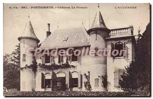 Cartes postales Pontgibaud chateau le Pinacle