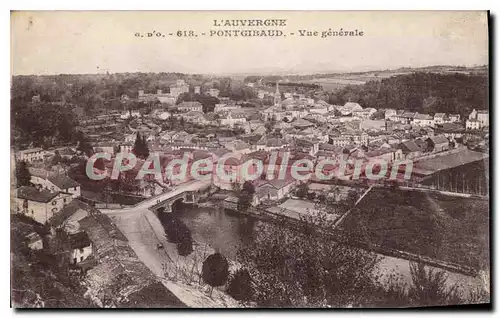 Ansichtskarte AK L'Auvergne Pontgibaud vue generale