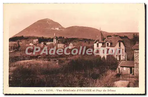 Ansichtskarte AK vue generale d'Orcine et Puy de Dome