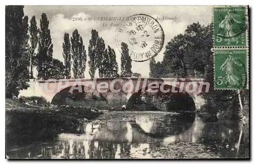 Cartes postales St Germain Lembron Puy de Dome le pont