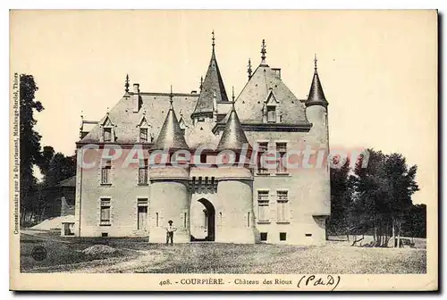 Cartes postales Courpiere chateau des Rioux